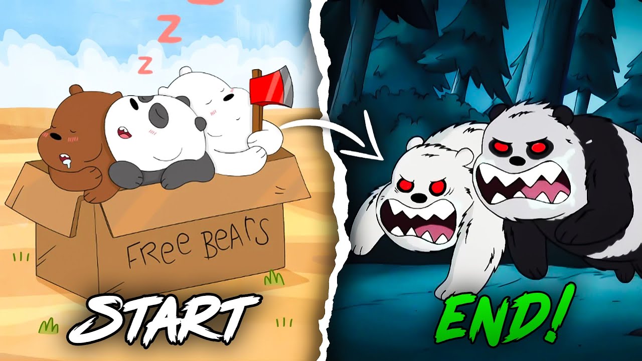 Entire Story of We Bare Bears in 10 Minutes | LostZila HINDI |