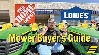 Lowe's & Home Depot John Deere Mower Buyer’s Guide