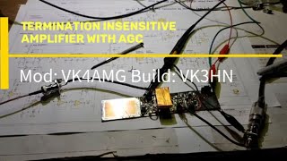 AGC-controlled Termination Insensitive Amplifier experiment