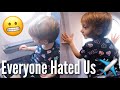 First Plane Ride with a Toddler *chaos* | Teen Mom Vlog