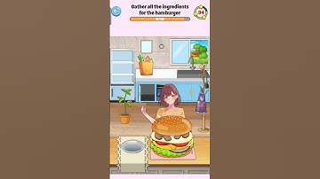 Help her give all the ingredients for make a perfect burger 😍🍔 #brainyprankster #puzzle