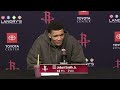 Jabari Smith Jr. with a Press Conference Vs Bulls