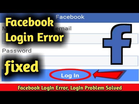 Fix Can't Login to Facebook Problem || Facebook Login Not Working Problem Solved