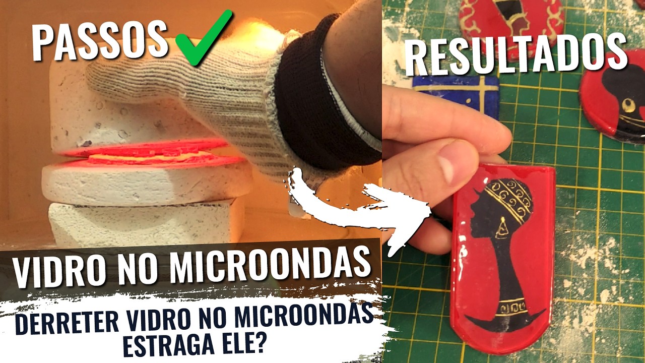 Processo explicado - Forma correte da Derreter Vidro no Microondas sem estragar ele