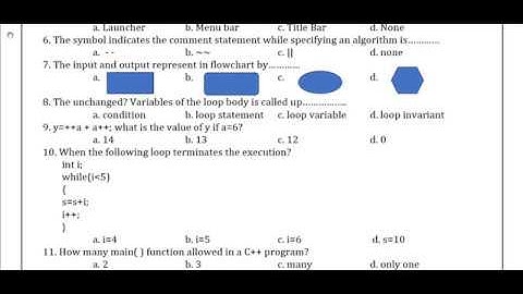11th Computer Science Half Yearly Exam 2018 - Model Question Paper | Dharmapuri District | EM