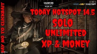 TODAY HOTSPOT  UNLIMITED XP AN MONEY GLITCH  RED DEAD ONLINE RDR2 ONLINE