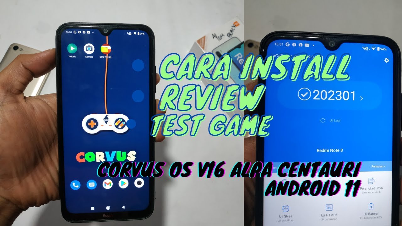 CARA INSTAL ROM &REVIEW CORVUS OS V16 ALPA CENTAURI ANDROID 11 | REDMI ...