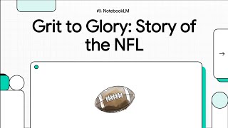 Grit To Glory Story Of The Nfl.