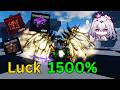 ค่าโชค1500% AFK1คืนจะได้อะไรบ้าง?!! พร้อมแจกโค้ดและSneak สกิลF น้องข้าว Castorice | Sailor Piece