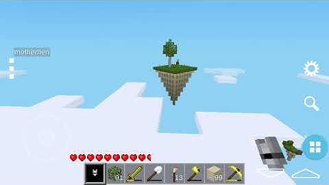 Minetest | big island in skyblock