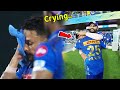 Akash Madhwa Crying after winning bowling on MI vs LSG eliminator