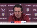 Unai Emery says he is finding it hard to ignore the possibility of Aston Villa qualifying for Europe