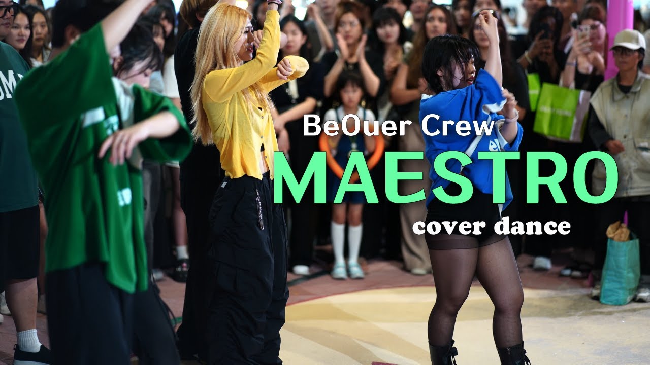 비아워 크루, Beour Crew  MAESTRO  커버 댄스, 홍대 댄스 버스킹, 24 07 05
