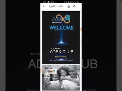 ADEX Club ka pura plan details dekho video...