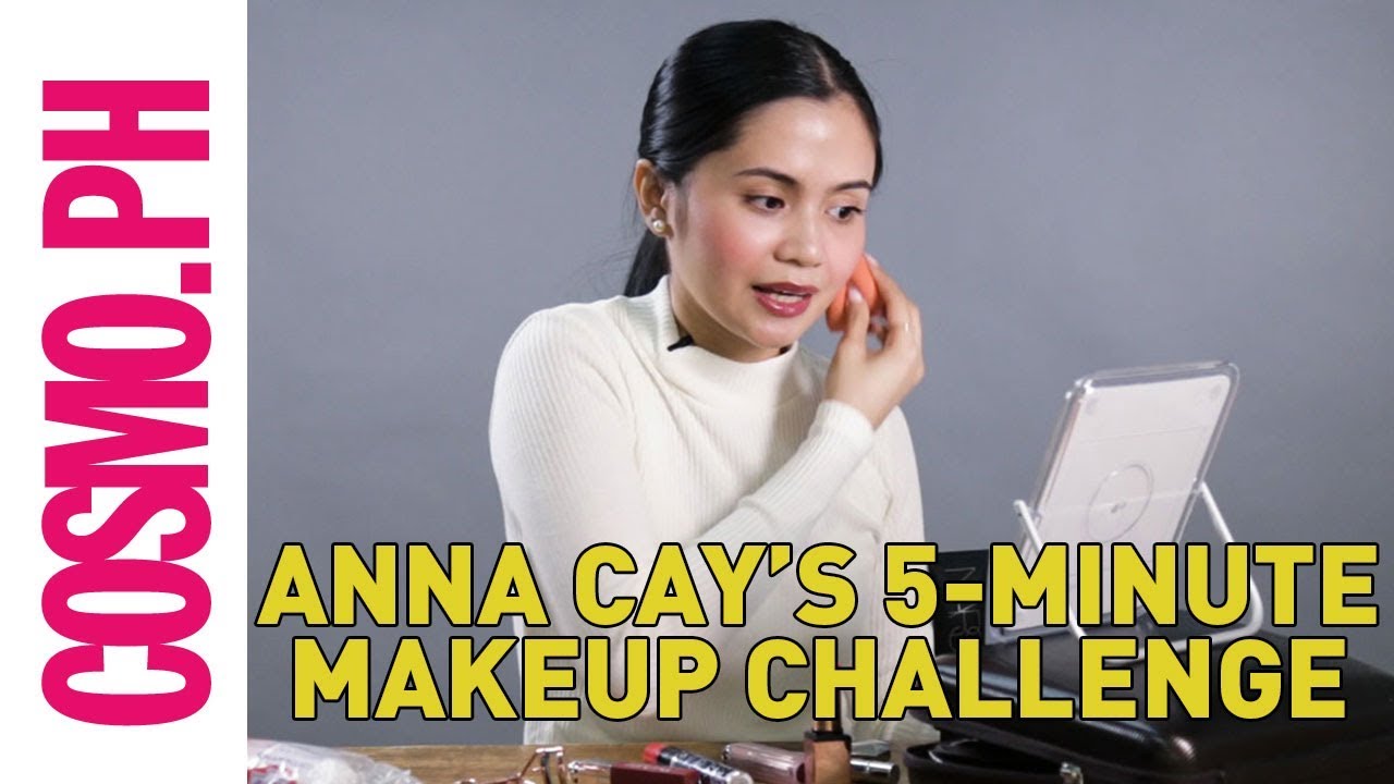 Anna Cay Does The 5 Minute Makeup Challenge