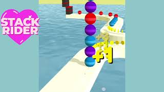 Stack Rider 🌈🎈🎃 ASMR Satisfying Gameplay Android.iOs screenshot 3
