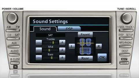 Navigation Audio (adjust the tone) Camry Toyota of Slidell