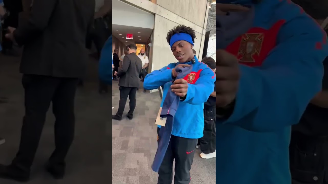 ISHOWSPEED gets his hands on an 'unreleased' PSG kit... 🤣