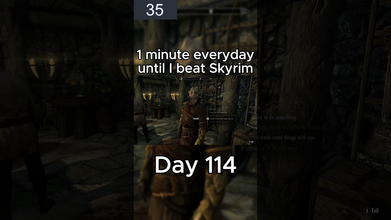 День 114 - 1 минута каждый день, пока я не пройду Skyrim 
