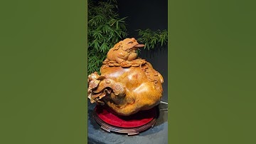 Cóc Thiềm Thừ gỗ Quý Hiếm #tuonggonguyenhong #tượng_phong_thủy