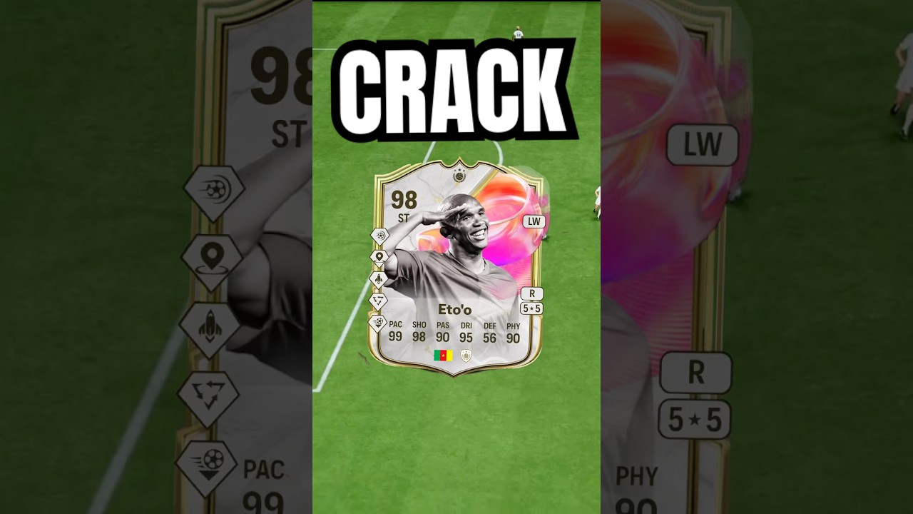 98 FUTTIES ETO’O is UNFAIR 🤯 | Broken Card Review 🔥 