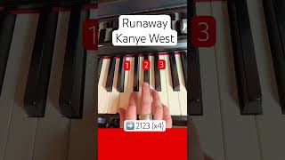 How to play Runaway by Kanye West on piano