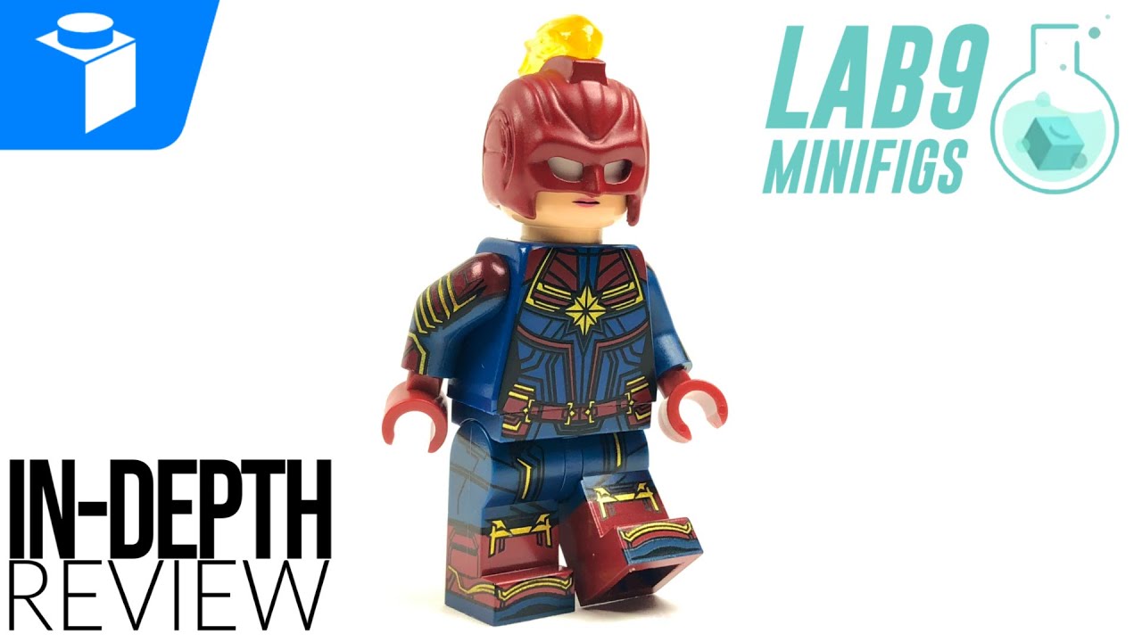 Custom LEGO Captain Marvel Minifigure