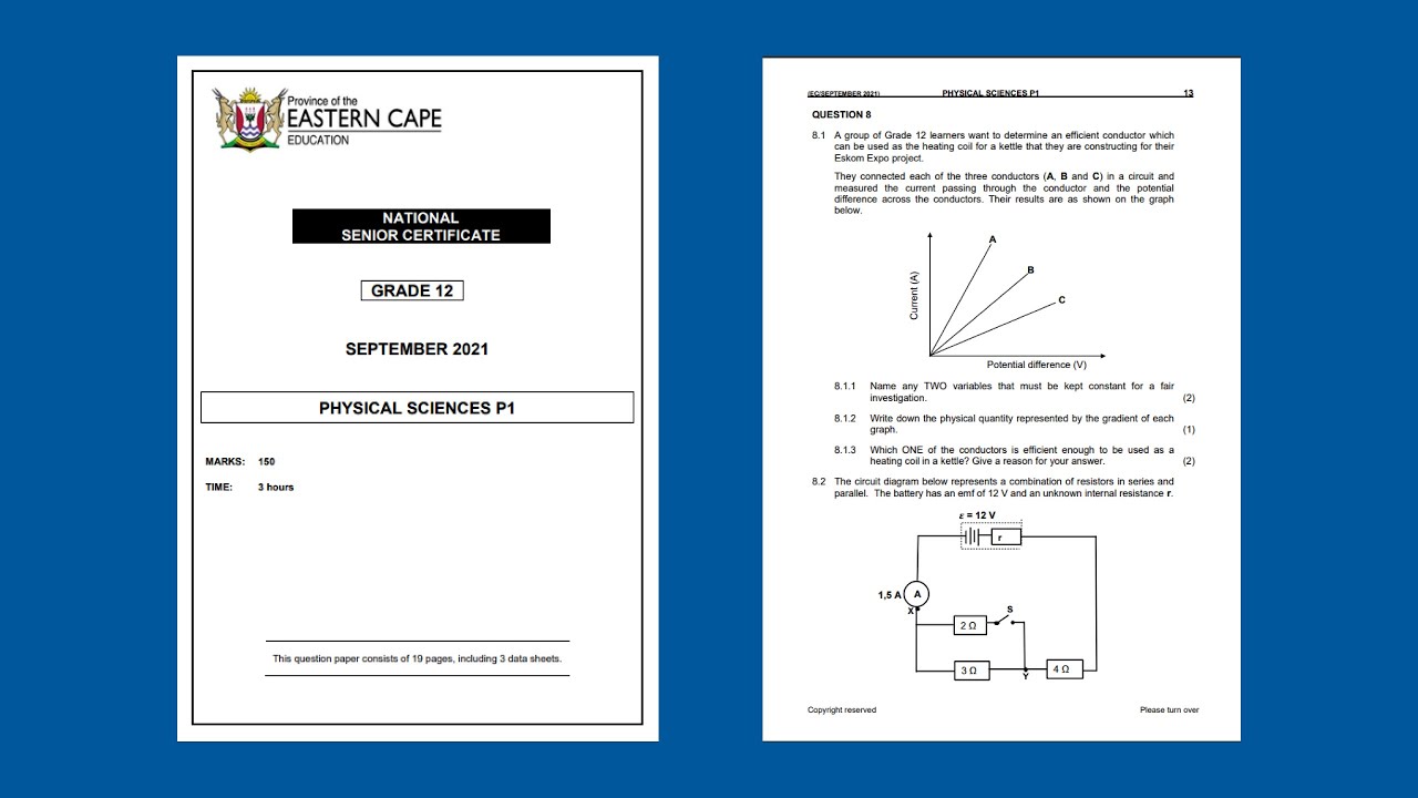 Electric Circuits Grade 12 Physical Science September 2021 YouTube