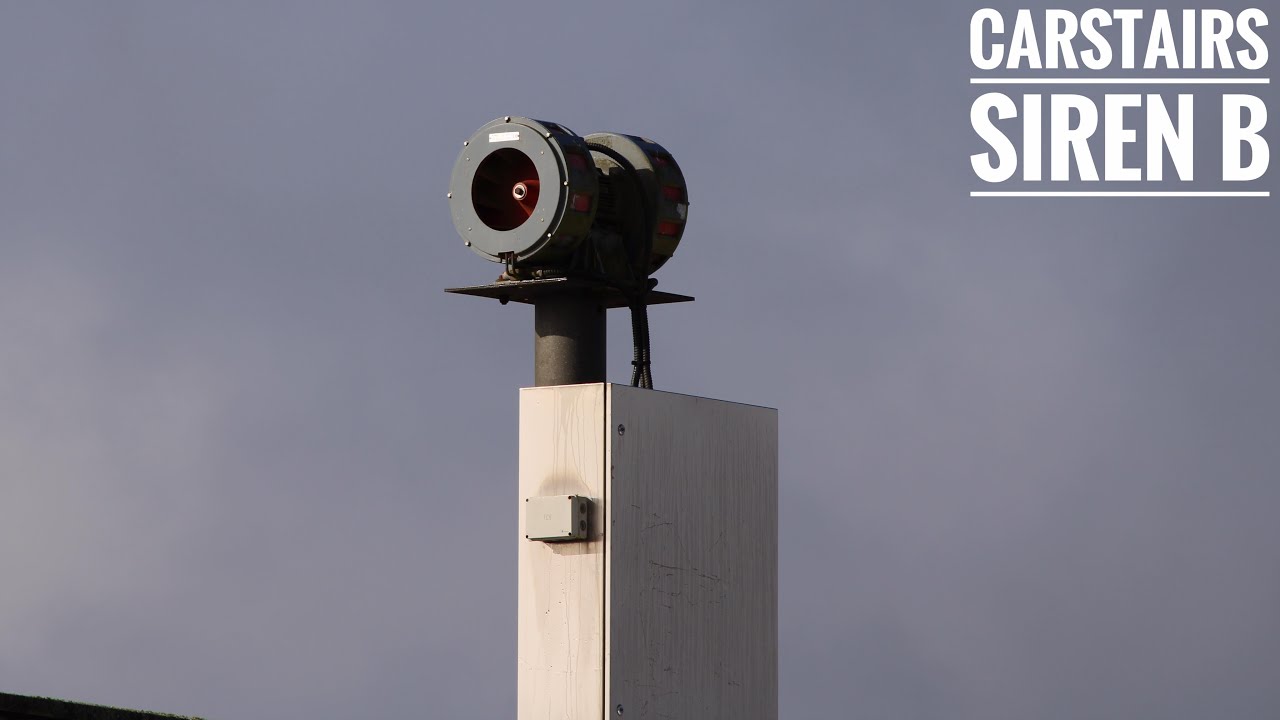 Carstairs State Hospital Sirens- the Braehead Siren Test!