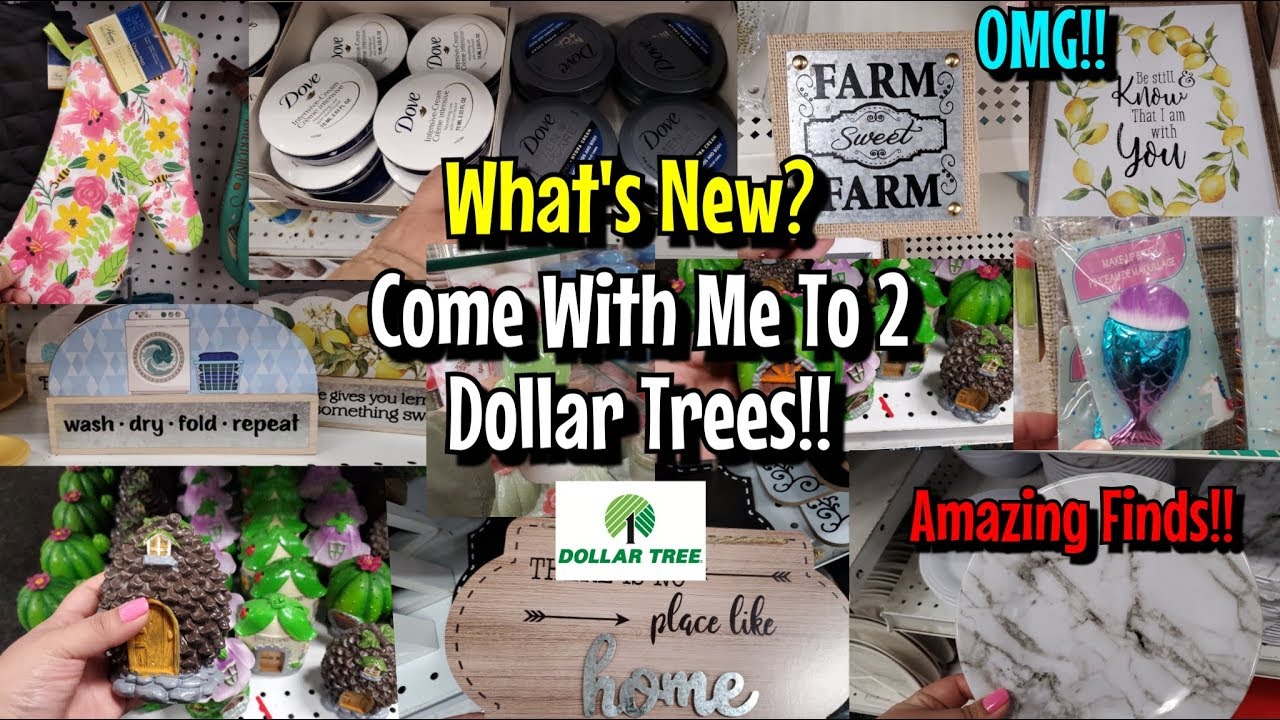NEW Come With Me To 2 Dollar Tree Stores! Wow! So Many ...