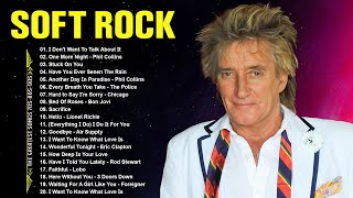 Rod Stewart, Eric Clapton, Phil Collins, Bee Gees Lionel Richie,🎧Soft Rock Ballads 70s 80s 90s
