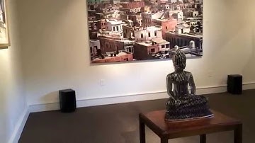 Quantum Buddha at Frederic Boloix Fine Arts by artist Julian Voss-Andreae.