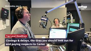Closings & delays, the tires you should look out for and paying respects to Carter