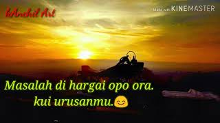 Story WA - Kata Bijak - Caption Jawa (Jangan Menangis Untukmu)