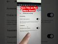 These Instagram Settings RUIN Your Growth (TURN THEM OFF) #shorts