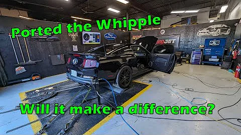 Cammed Whipple Shelby: dyno testing the home ported 3.4 Whipple