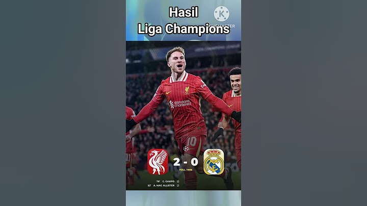 Hasil Liga Champions Tadi Malam, Liverpool Menang Atas Real Madrid #ucl