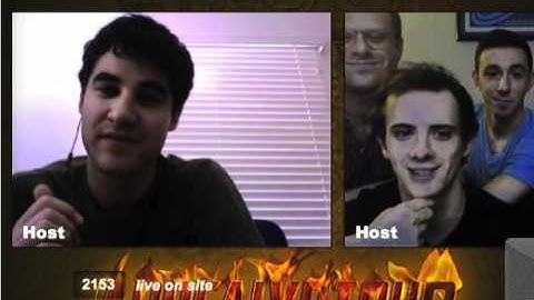 Team StarKid (including Darren) Livestream from Celebuzz 5-4-12 - Part 3