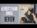 Alfred's adult all in one piano course level 1 review // Method book