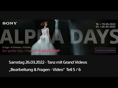 Tanzvideo Teil 5/6 mit Franziska Finsterer und Martin Diepold - Sony Alpha Days