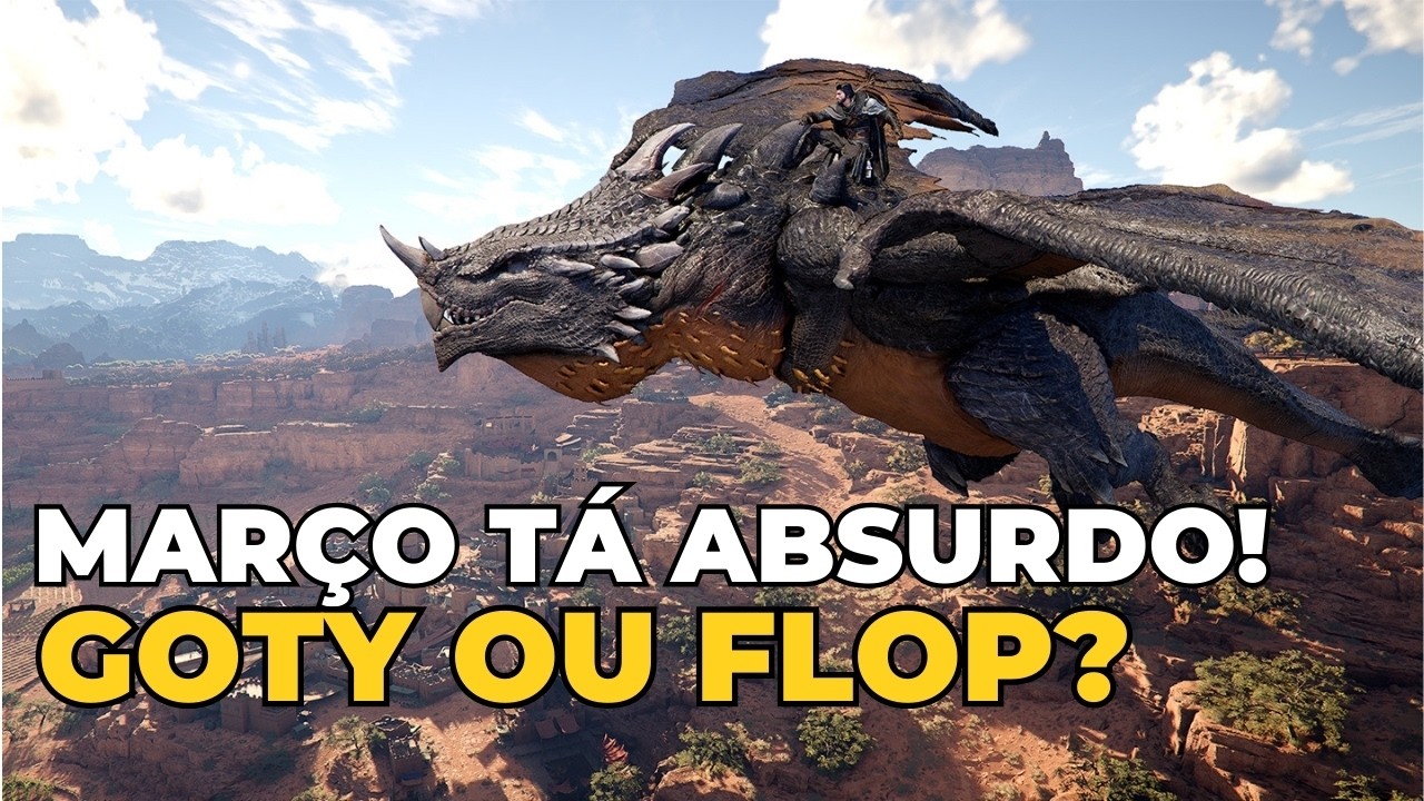 TOP 10 LANÇAMENTOS de JOGOS em MARÇO de 2026 (PS5, PC, SWITCH 2 e XBOX)