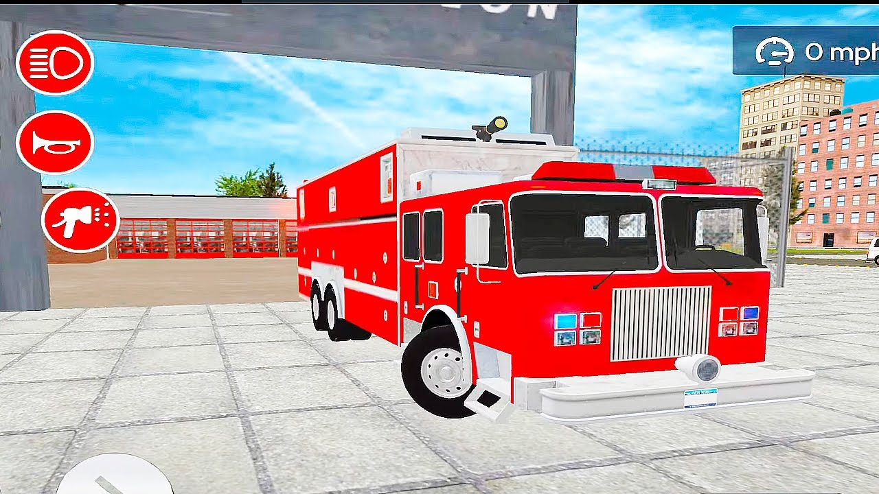 ✅Real Fire Truck Driving Simulator Tampa Fire Department Truck - Android Gameplay #5