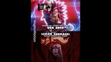 requested by a moot i cant tag | daima goku vs ichigo #shorts #edit #anime #wis #dragonball #bleach