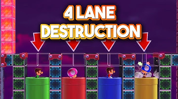 Destroying the Competition in 1v1v1v1 Super Mario Maker 2 Versus Mode Levels