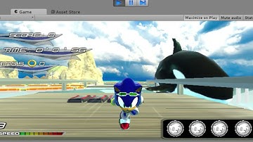 Unity Sonic Project Wave Ocean Testing.