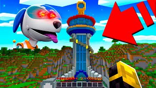ROBODOG ATTACKS PAW PATROL'S HOUSE IN MINECRAFT 😱