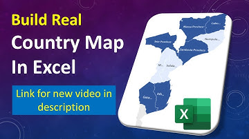 Build Real Country Map In Excel in less that 5 minutes
