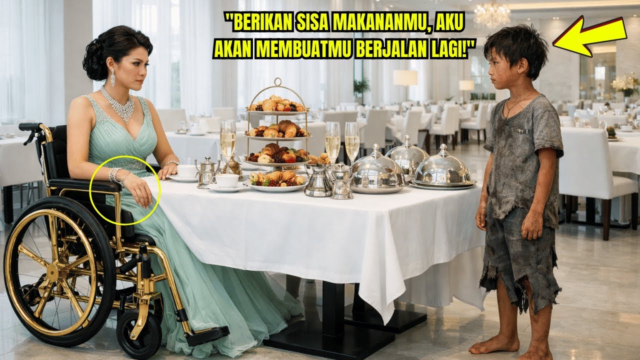 BERIKAN SISA MAKANANMU, AKU AKAN MEMBUATMU BERJALAN! DIA TERTAWA, 2 MENIT KEMUDIAN SEMUANYA BERUBAH