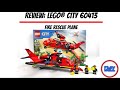 Review: LEGO® City 60413 Fire Rescue Plane (ou um avião militar vermelho?) - Em Português