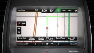 Sync With Mylincoln Touch Navigation - Displaying Points Of Interest Lincoln How-To Video